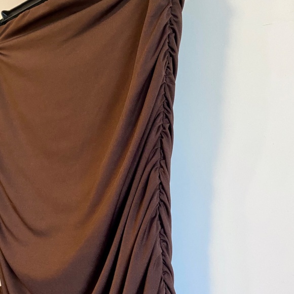 Rushed Brown Bodycon Skirt, good condition. - Picture 3 of 10